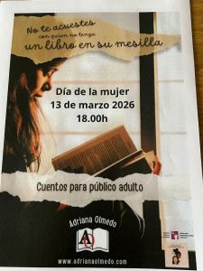 Cartel de invitación al evento del día de la mujer que se realiza en Desojo